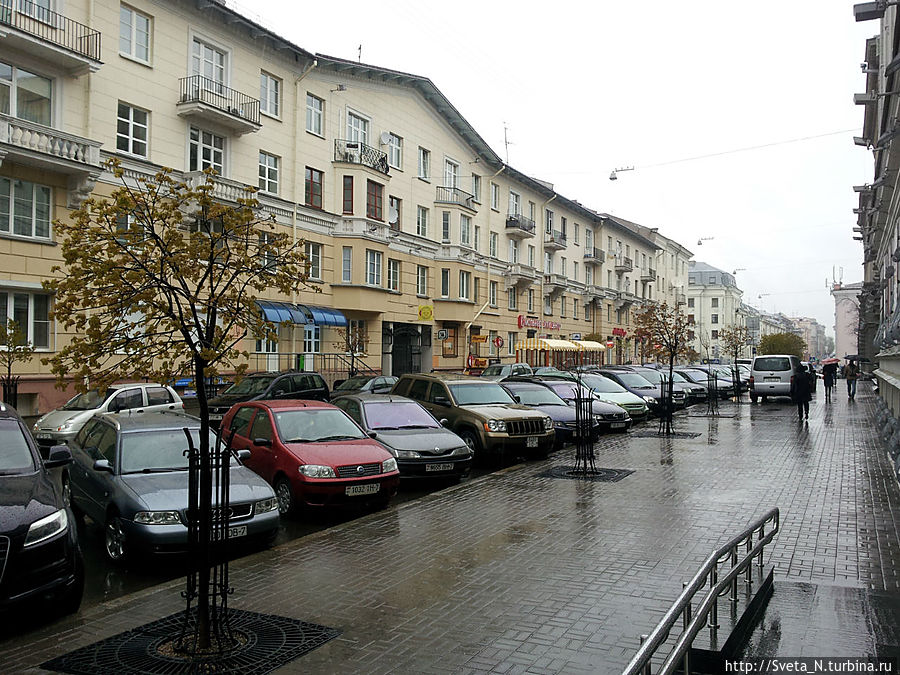 Улица Карла Маркса, где расположен музей Минск, Беларусь