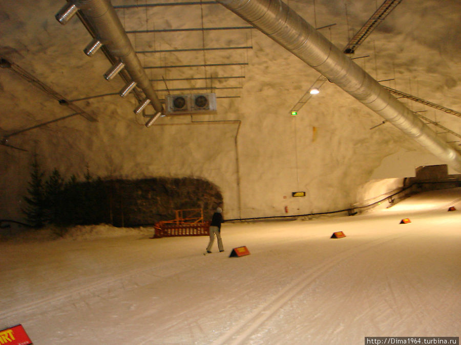 Подземный лыжный туннель Леппявирта, Финляндия