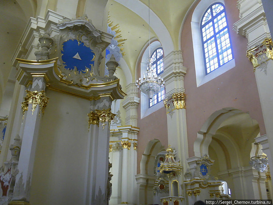 Интерьер собора. Вид на северо-восточную часть. Полоцк, Беларусь