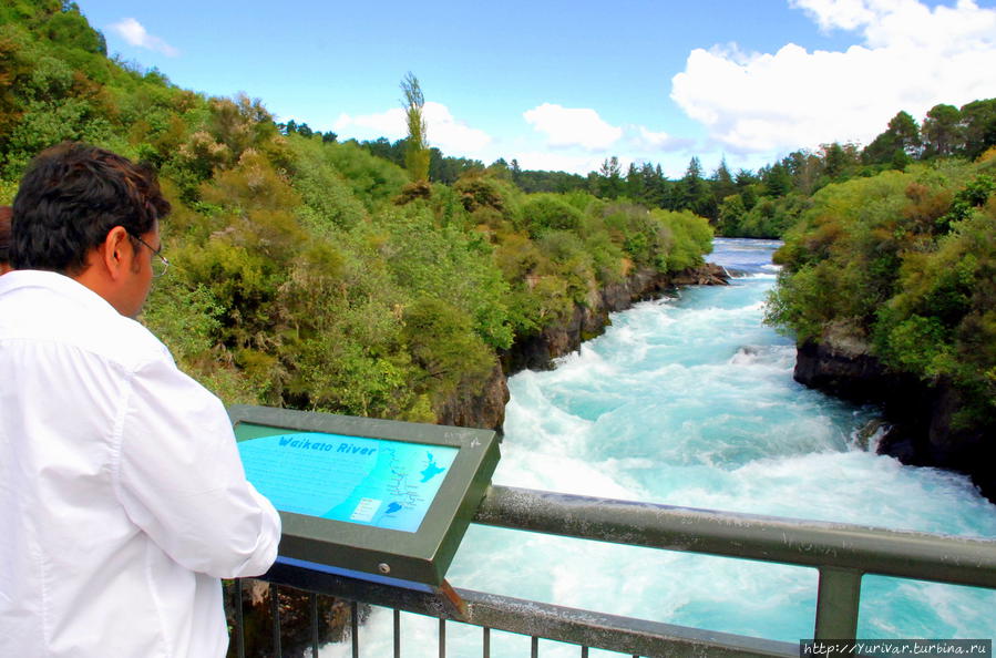 Река Вайкато Таупо, Новая Зеландия