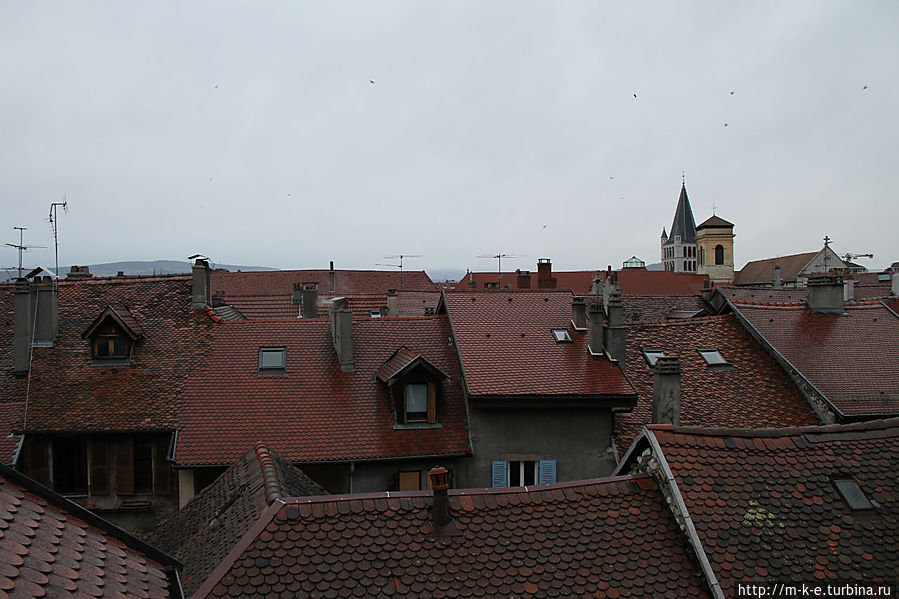 Крыши старого города Анси, Франция