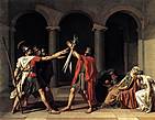«Клятва Горациев», картина Жана Луи Давида.