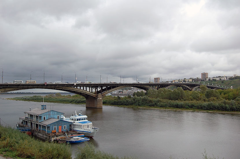 Речная пристань на Оке Нижний Новгород, Россия