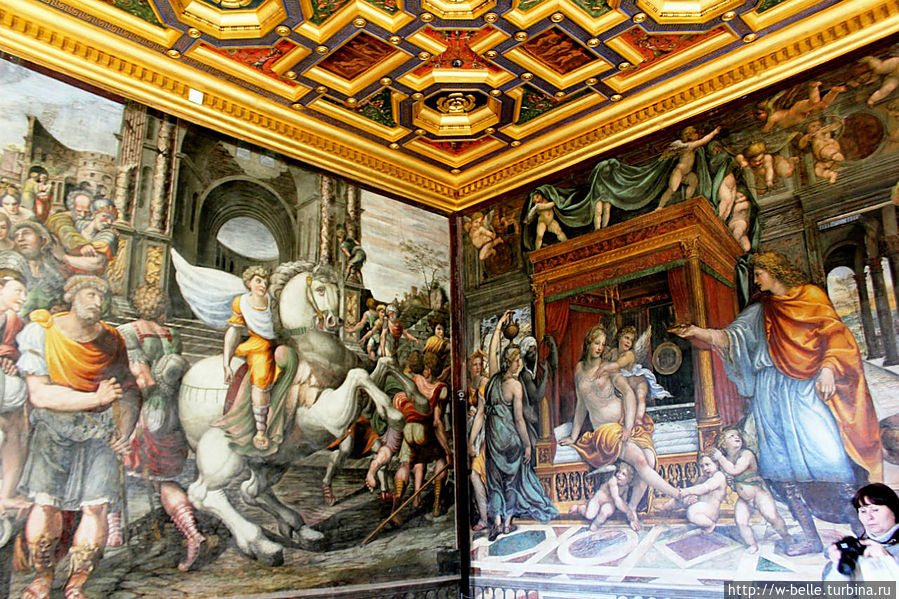 Фантастическая Фарнезина: фрески, фризы, РаФаэль Рим, Италия