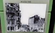 Картина разрушений в городе после войны