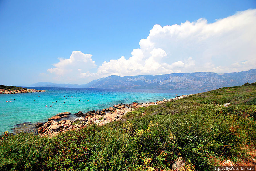 Остров Седир. Пляж Клеопатры Мармарис, Турция