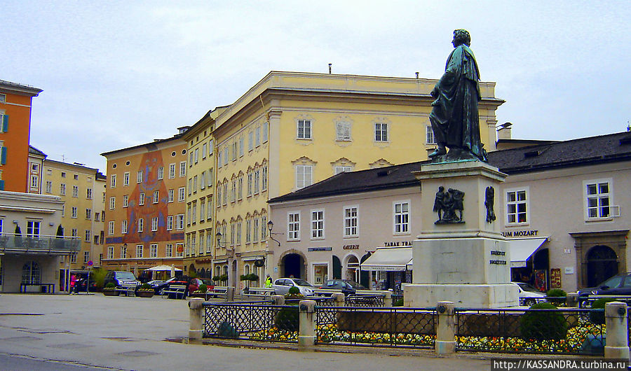 Площадь Моцарта Зальцбург, Австрия