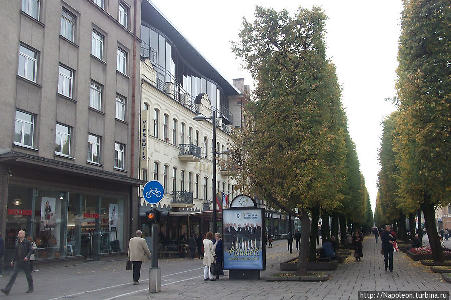 Улица Майрониса Каунас, Литва