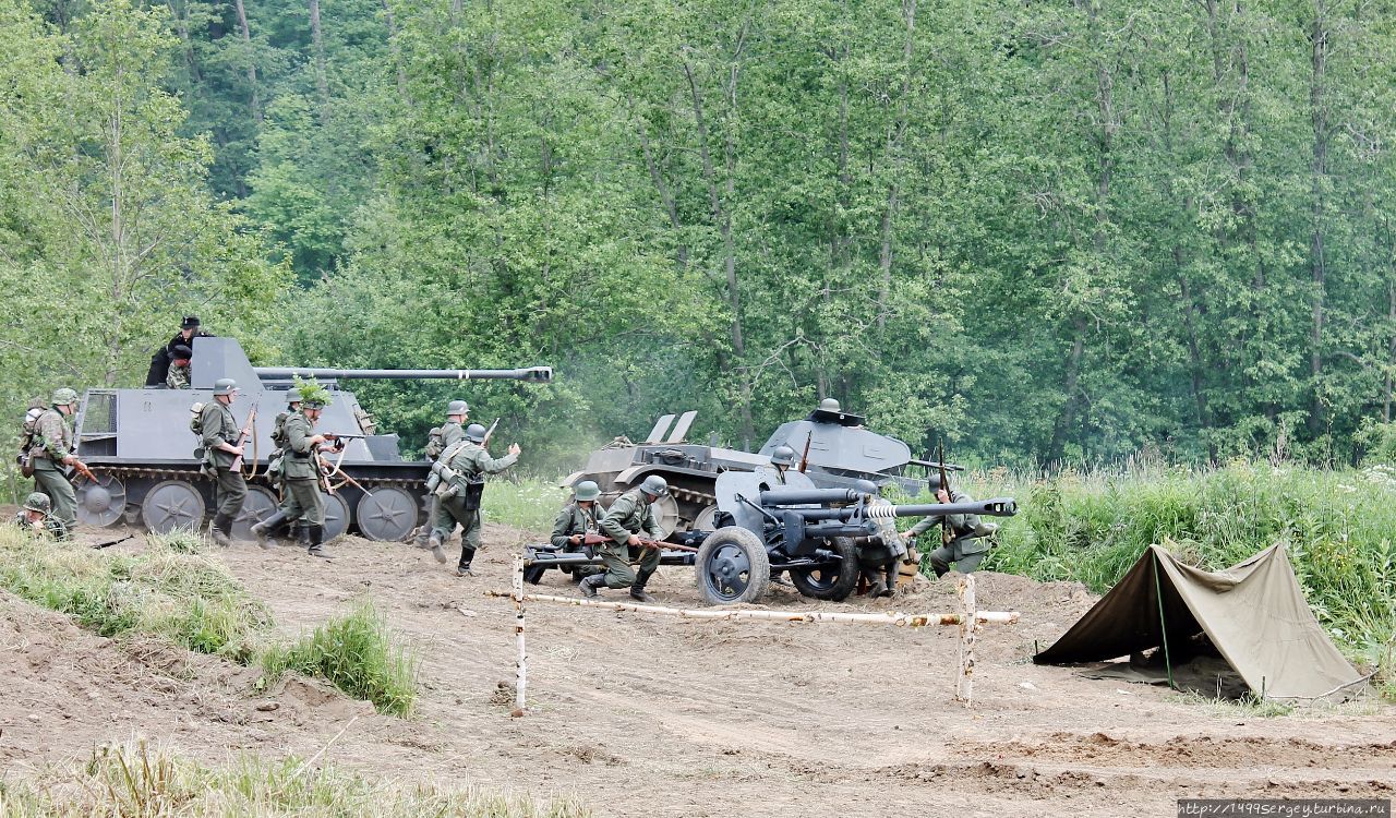 Военно-исторический фестиваль «Бой за переправу» Сосновый Бор, Россия