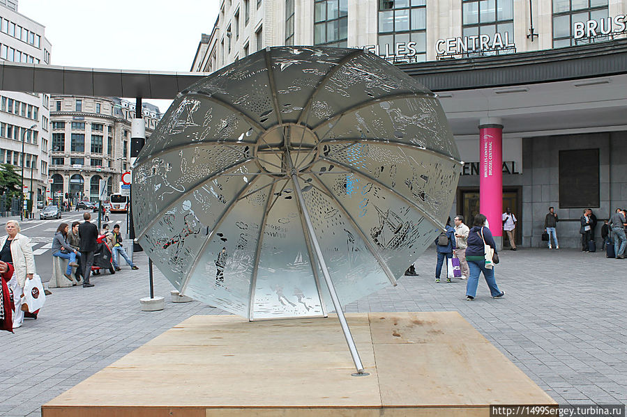 Зонт, потерявшийся в Брюсселе Брюссель, Бельгия