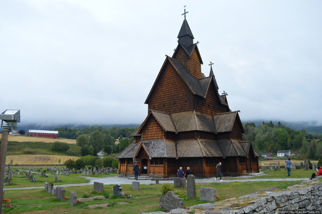 Норвежская готика. Ставкирка в Хеддале
