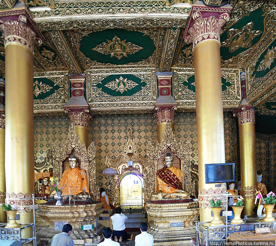 Шведагон. Золотой символ Мьянмы Янгон, Мьянма