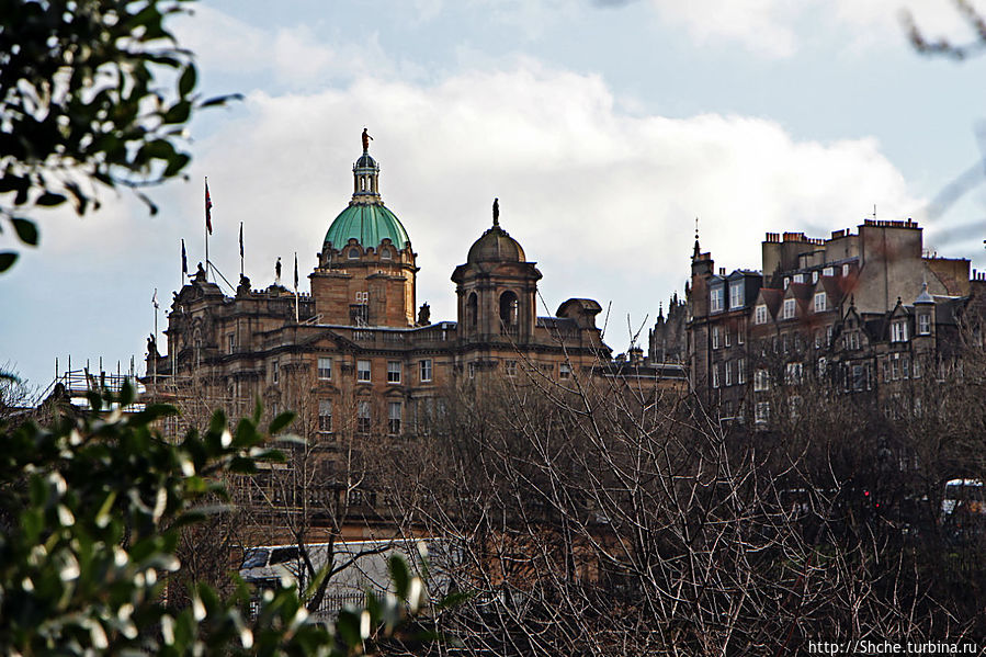 West Princes Street Gardens — центральный парк Эдинбурга Эдинбург, Великобритания