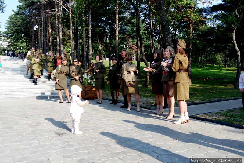 Звучит Катюша. Южно-Сахалинск, Россия Звучит Катюша. Южно-Сахалинск, Россия