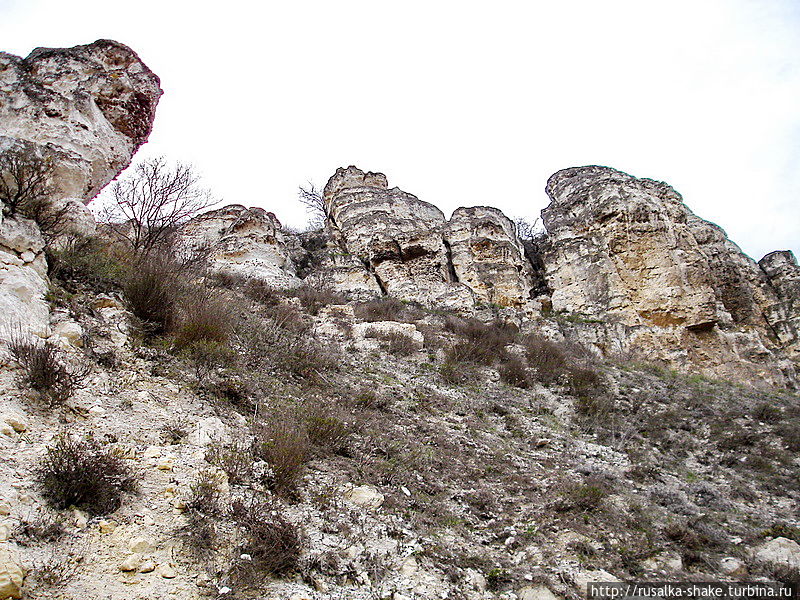 Меловые горы в донских степях Лысогорка, Россия