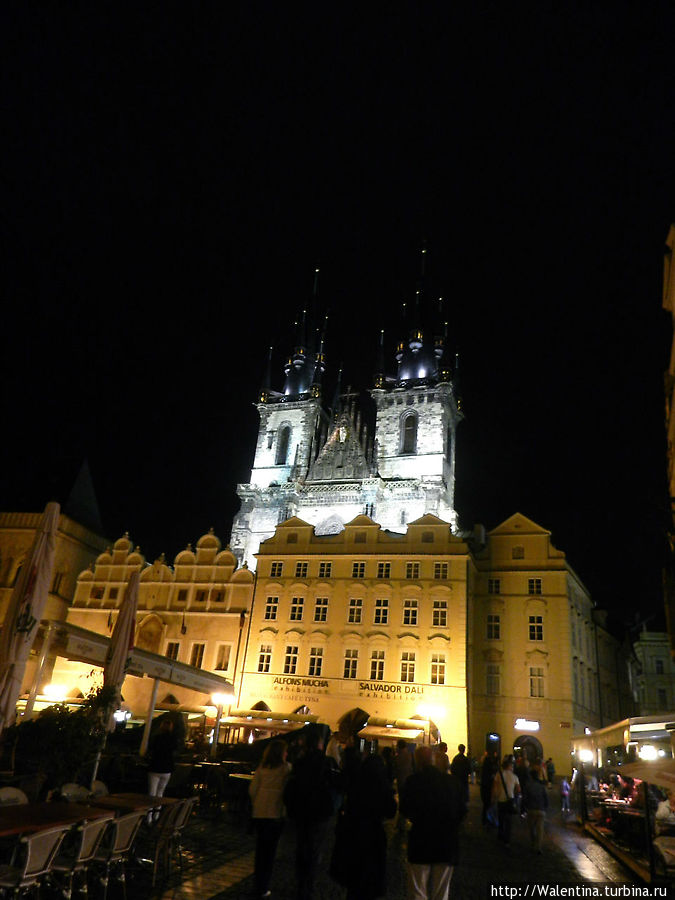 Огни вечерней Праги Прага, Чехия