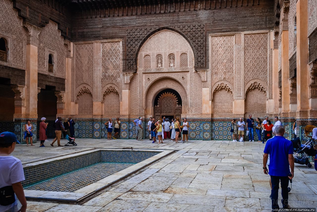 Медресе Бен Юсуфа. Марракеш, Марокко