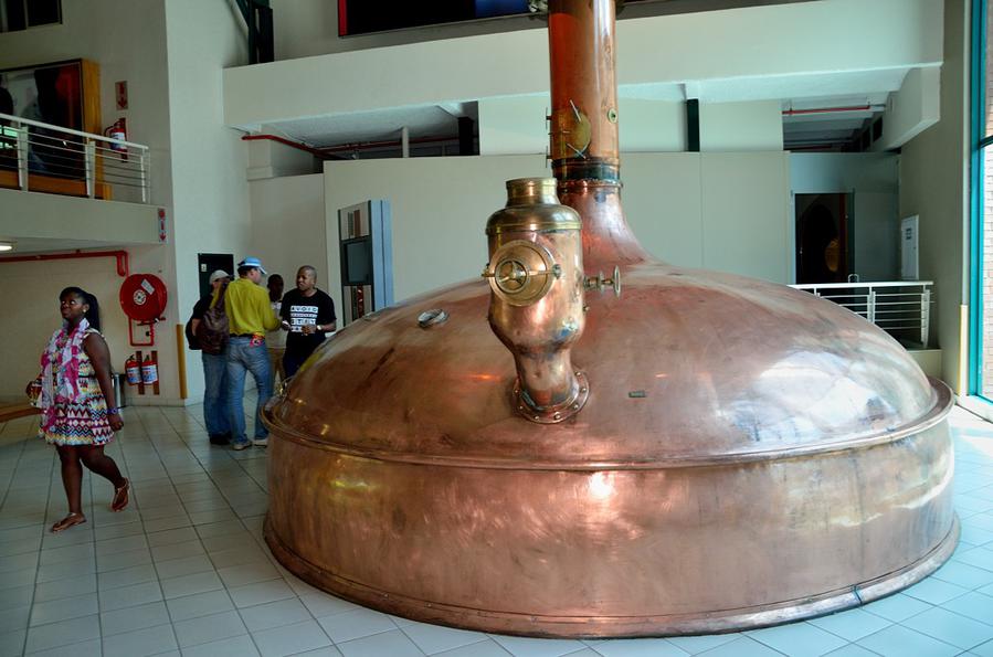 В музее пивоварения Йоханнесбург, ЮАР