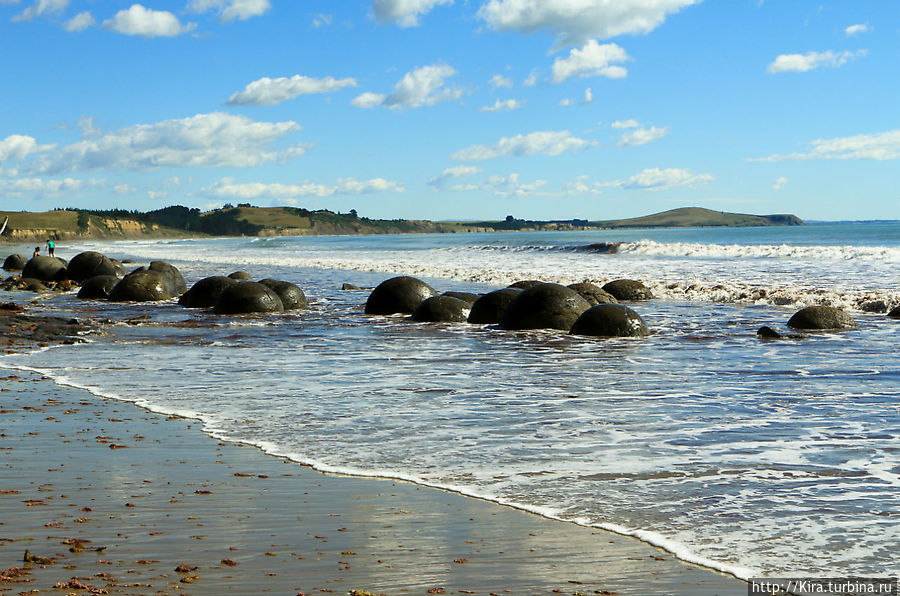 Moeraki Boulders Район Отаго, Новая Зеландия