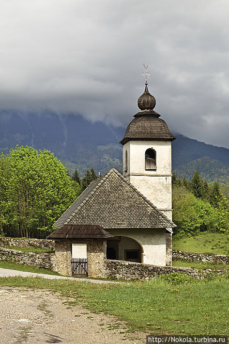 Церковь Св. Екатерины Юлийские Альпы, Словения