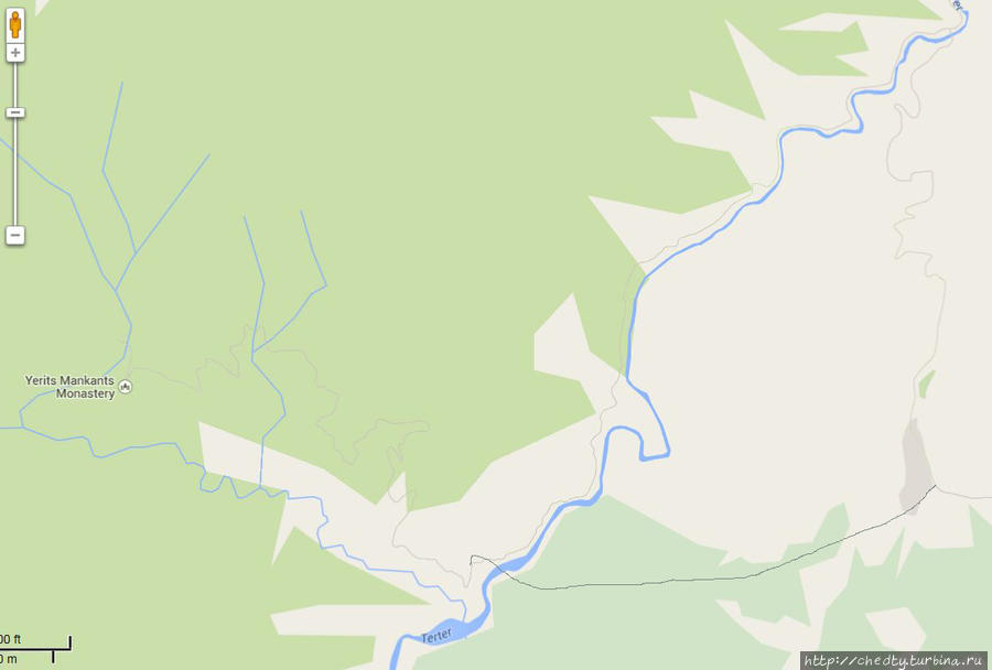 Почему они на карте нарисовали эти белые пятна не знаю там везде лес Ерек Манкунк Монастырь, Азербайджан