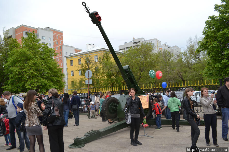 Маленький парад в годовщину Великой Победы Саратов, Россия