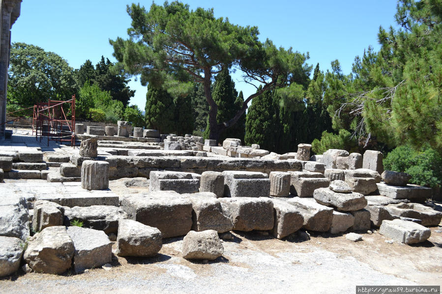 Развалины храма (Филеримос) Остров Родос, Греция