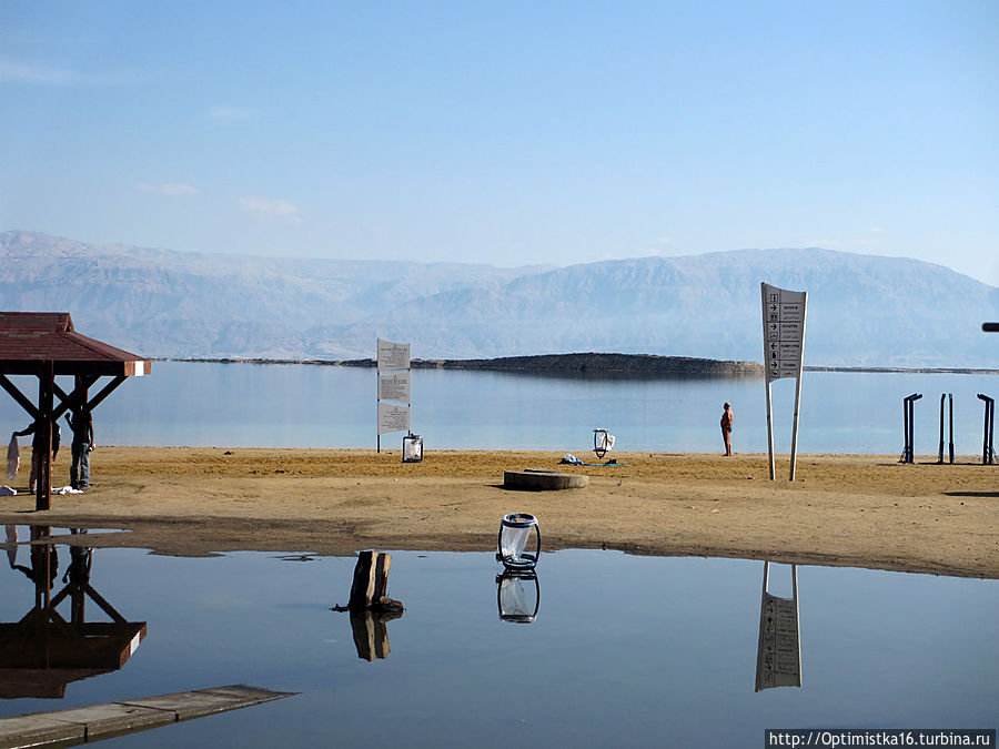 Немного лета среди зимы или около трёх часов на Мертвом море Эйн-Бокек, Израиль