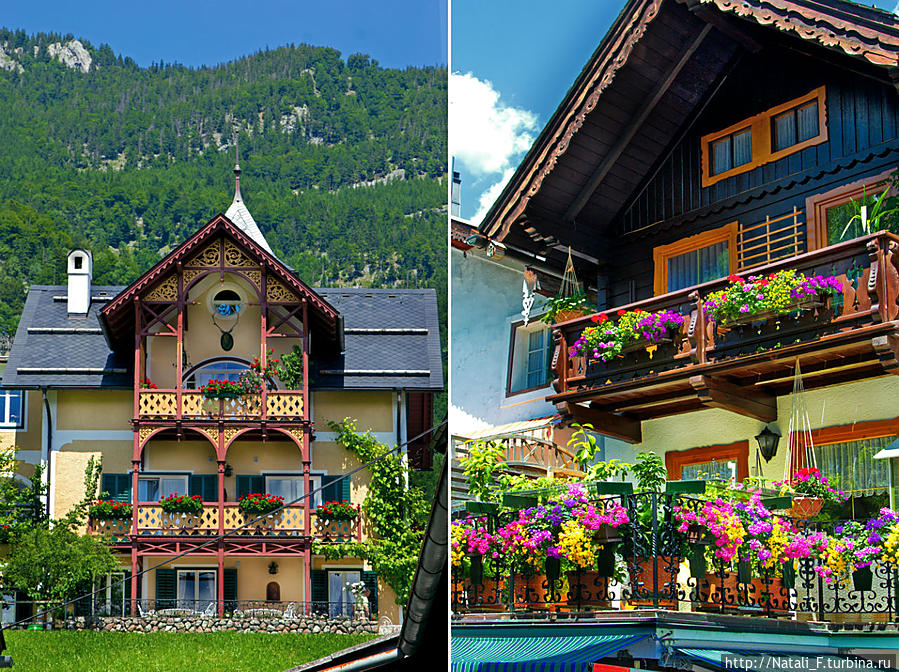домики здесь выглядят игрушечными Санкт-Вольфганг, Австрия