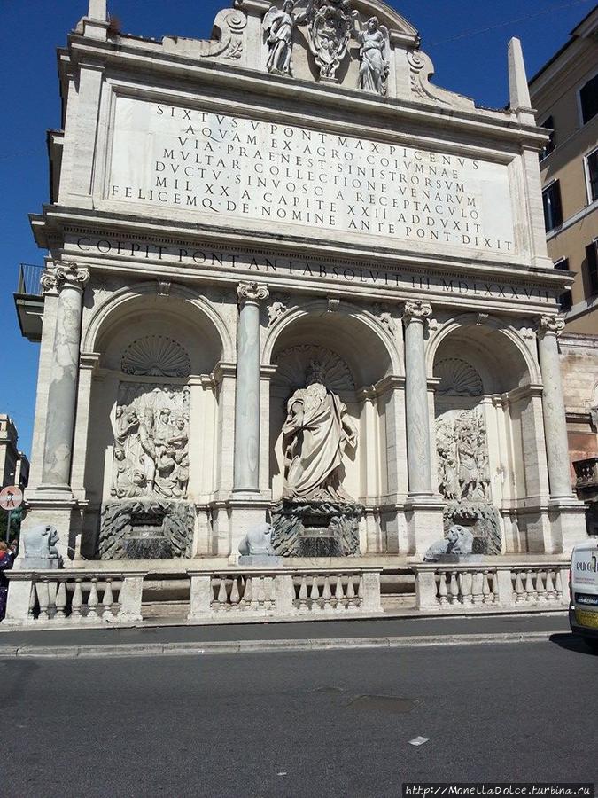 Античные  Римские фонтаны Рим, Италия