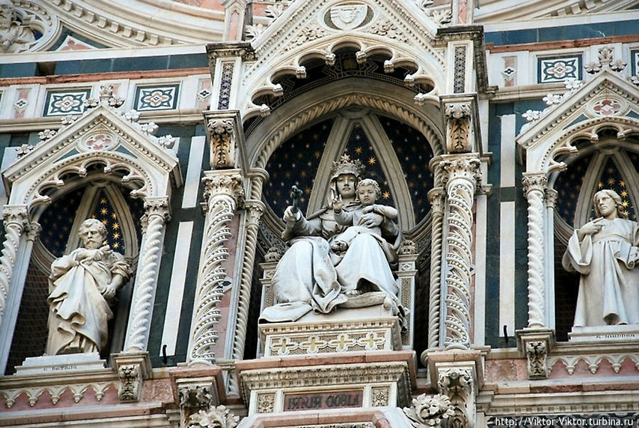 Флорентийский Дуомо: фасад Флоренция, Италия
