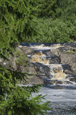 водопад Ахвенкоски на реке Тохмайоки