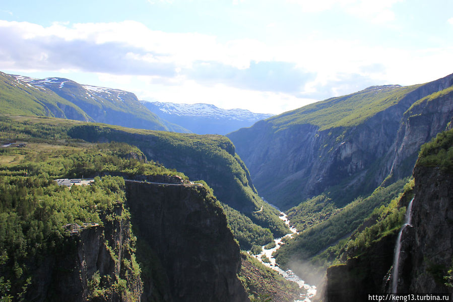 Водопад Вёрингфоссен Вёрингсфоссен, Норвегия
