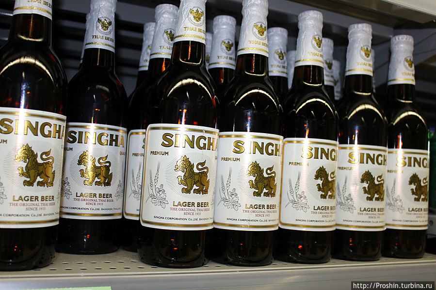 Singha — главное тайское пиво! Лампанг, Таиланд