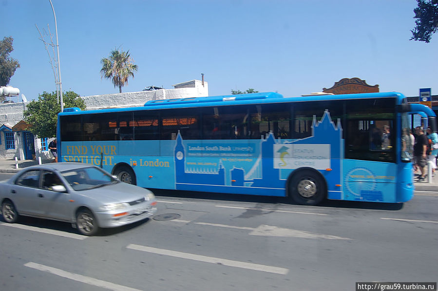 Автобус на улицах Лимассола Лимассол, Кипр