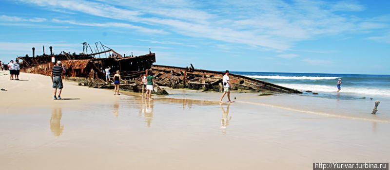 Останки корабля Maheno Остров Фрейзер, Австралия