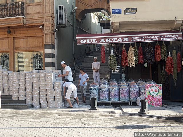 Кусочек городского рынка Газиантеп, Турция