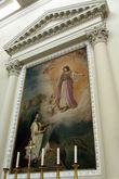 На мой взгляд, явно заказная и тенденциозная картина Появление Святой Агаты перед республикой кисти Оресте Моначелли (1897).