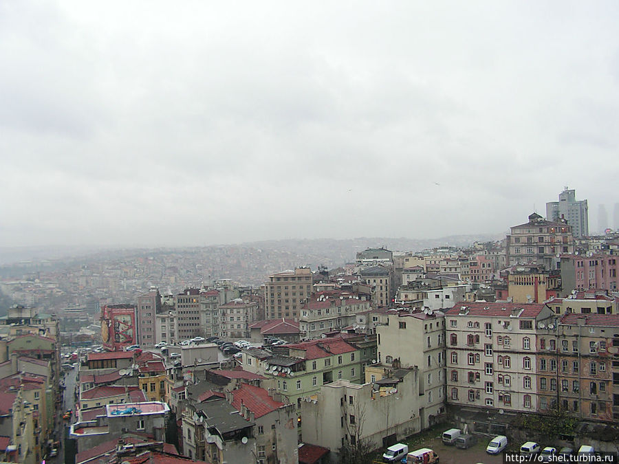 Галатская башня и виды с неё Стамбул, Турция