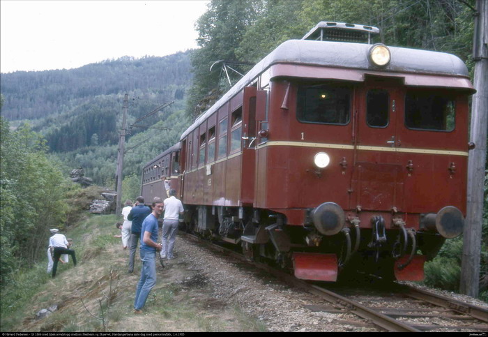 Hardangerbana в 1985-м. О