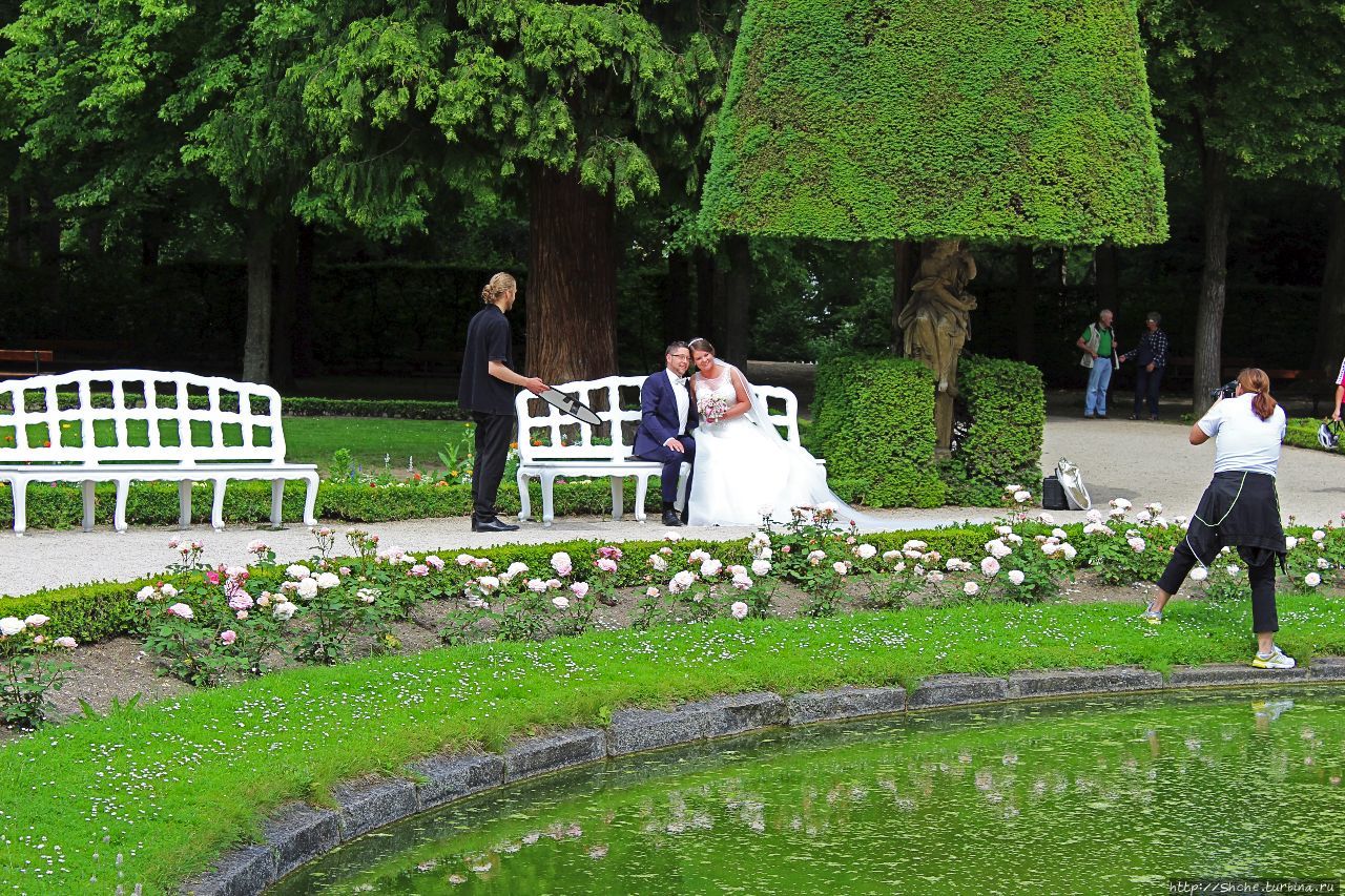Люблю рассматривать чужих невест. Резидентспарк в Вюрцбурге Вюрцбург, Германия