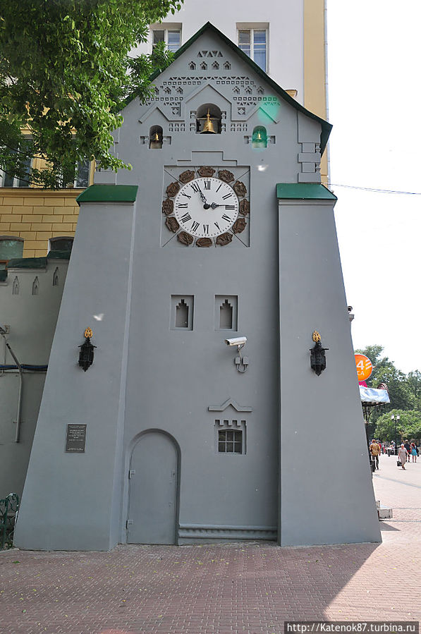 Большая Покровская — красивая пешеходная улица в центре. Нижний Новгород, Россия