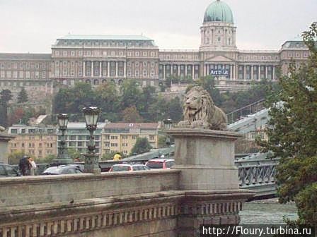 Въезд на Цепной мост Будапешт, Венгрия