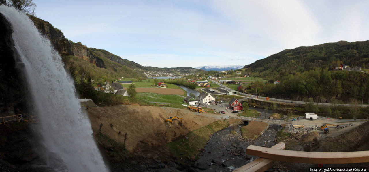 Steinsdalsfossen изнутри