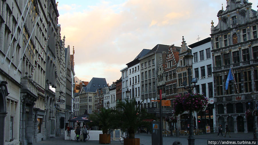 Центр Антверпена Бельгия