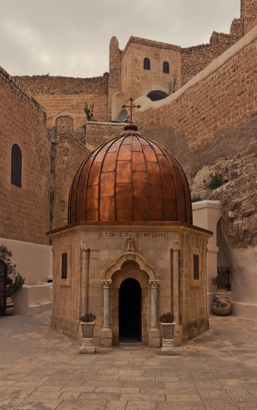 Мираж в пустыне (монастырь Мар Саба) Лавра Саввы Освященного, Палестина