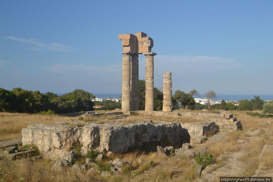 Храм Аполлона Пифийского Остров Родос, Греция