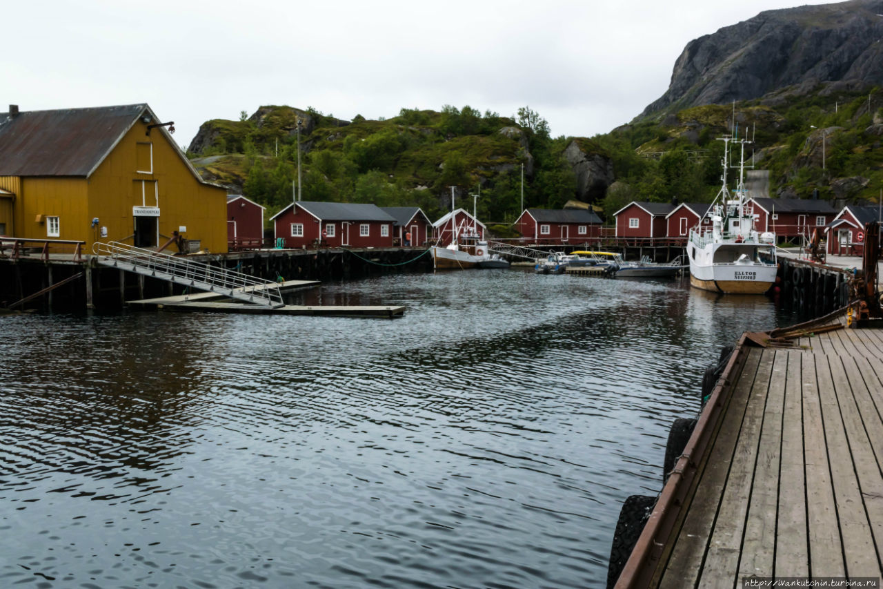 Рыбацкая жизнь Рамберг, Лофотенские острова, Норвегия