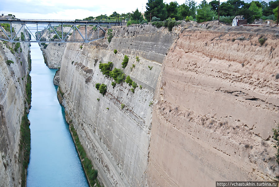 Коринфский канал — еще один ракурс. Коринфский канал — еще один ракурс.