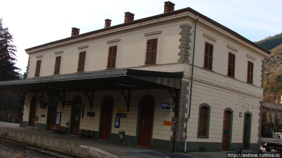 Вокзал в Тенде Ницца, Франция